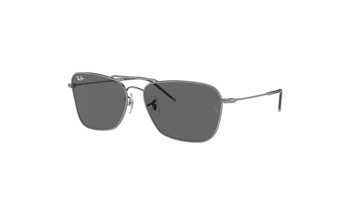 レイバン　CARAVAN REVERSE ガンメタル CARAVAN REVERSE Sunglasses in Gunmetal and Dark Grey