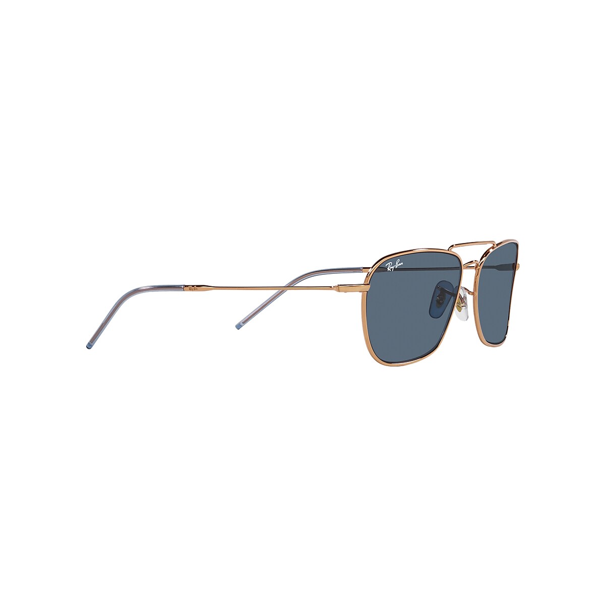 CARAVAN REVERSE Sunglasses in Rose Gold and Blue - RBR0102S