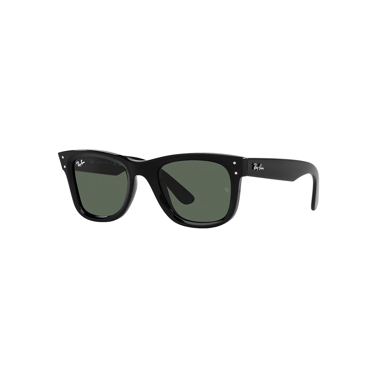 WAYFARER REVERSE Sunglasses in Black and Green - Ray-Ban