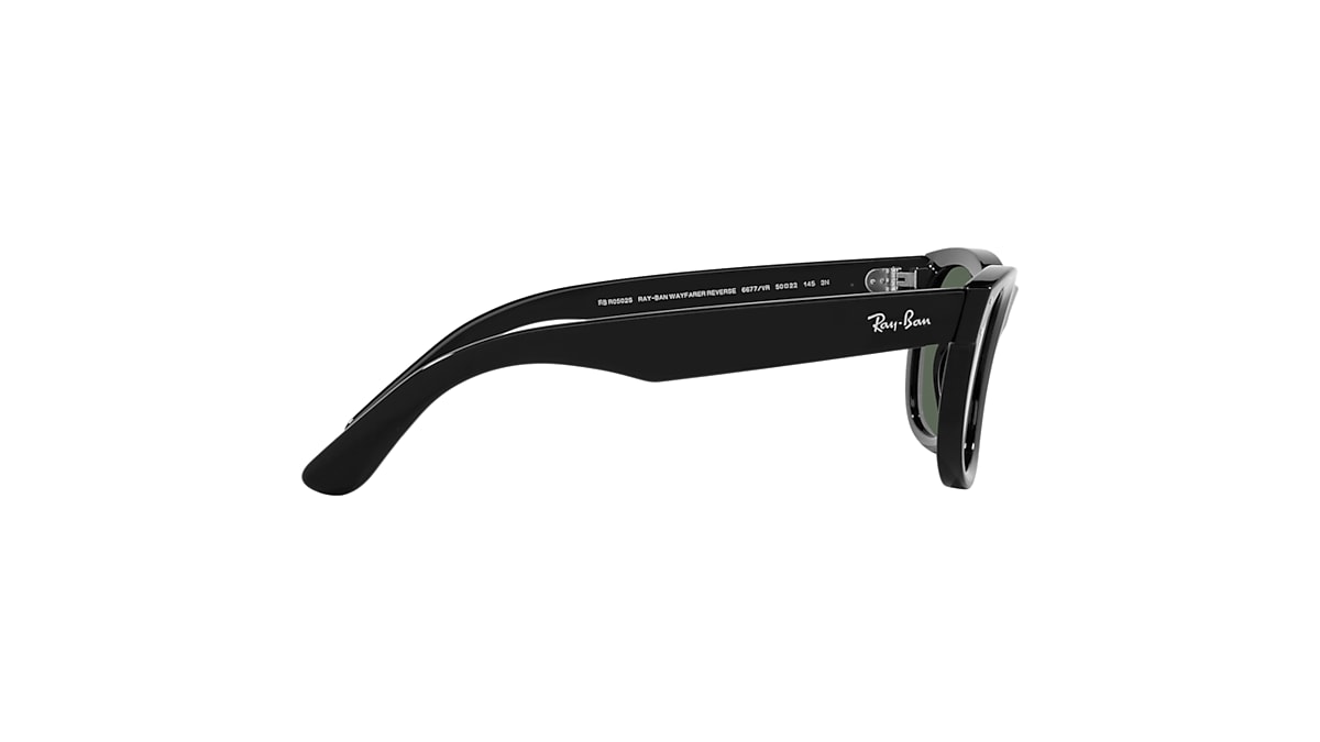 WAYFARER REVERSE Sunglasses in Black and Green - RBR0502S | Ray 