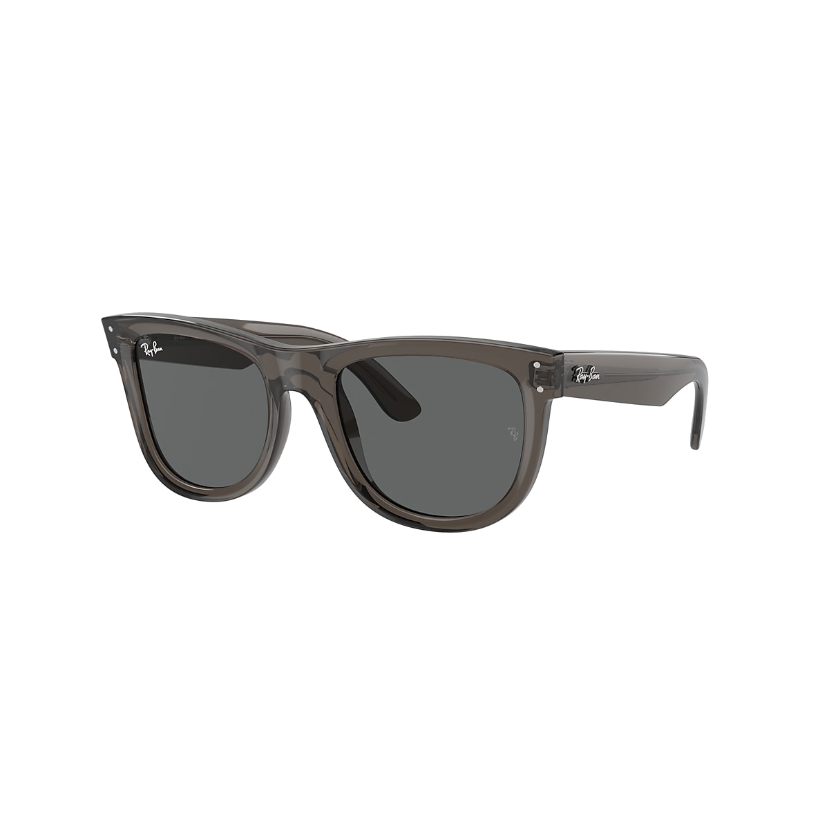 WAYFARER REVERSE Sunglasses in Transparent Dark Grey and Grey