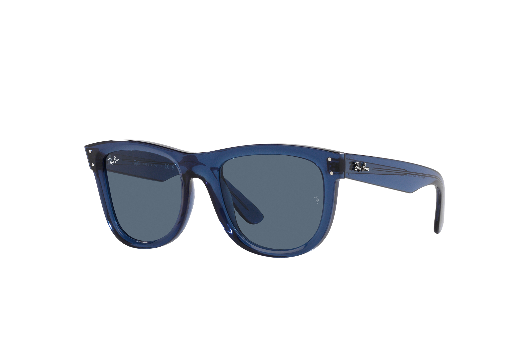 Wayfarer Reverse Sunglasses in Transparent Navy Blue and Dark Blue -  RBR0502S | Ray-Ban® US