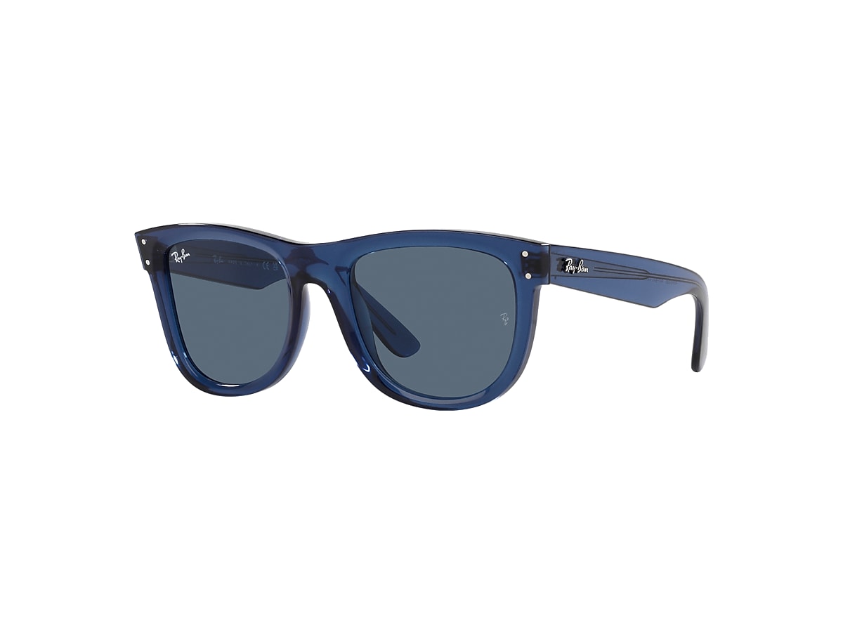 WAYFARER REVERSE Sunglasses in Transparent Navy Blue and 