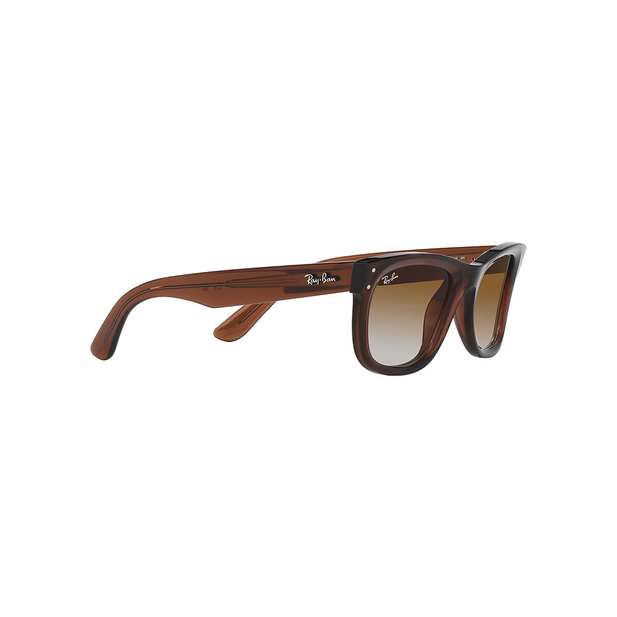 WAYFARER REVERSE Sunglasses in Transparent Brown and Brown