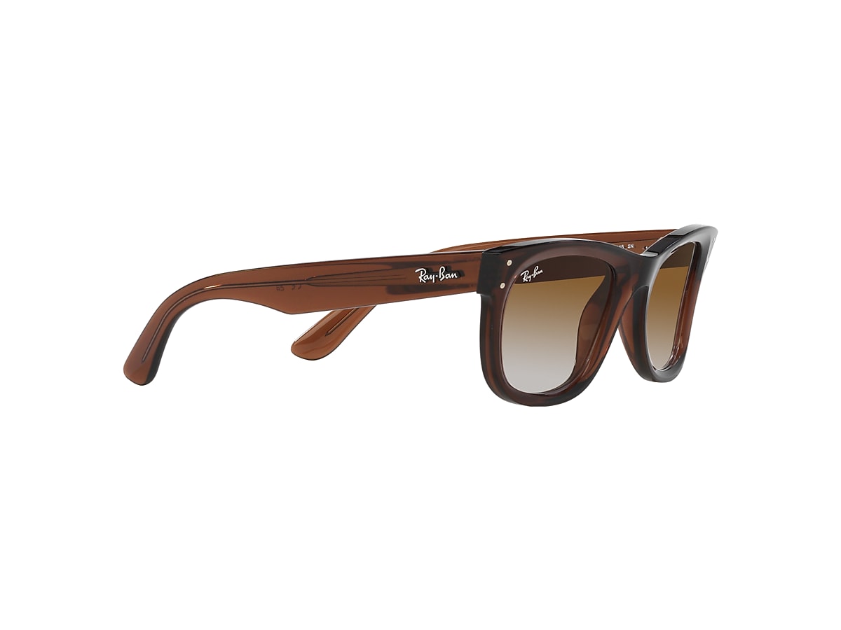 WAYFARER REVERSE Sunglasses in Transparent Brown and Brown