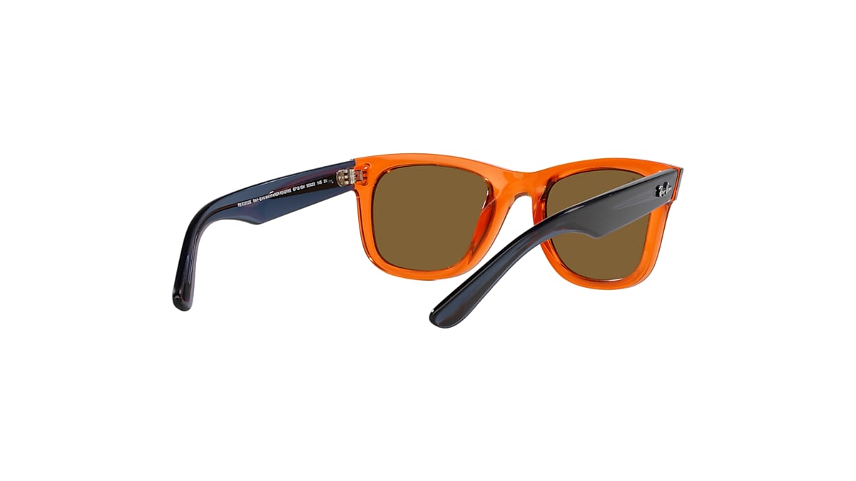 Folding hotsell wayfarer orange