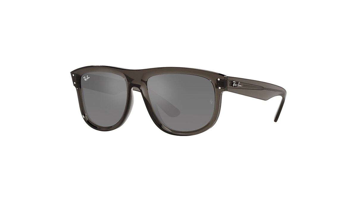 BOYFRIEND REVERSE Sunglasses in Transparent Dark Grey and 