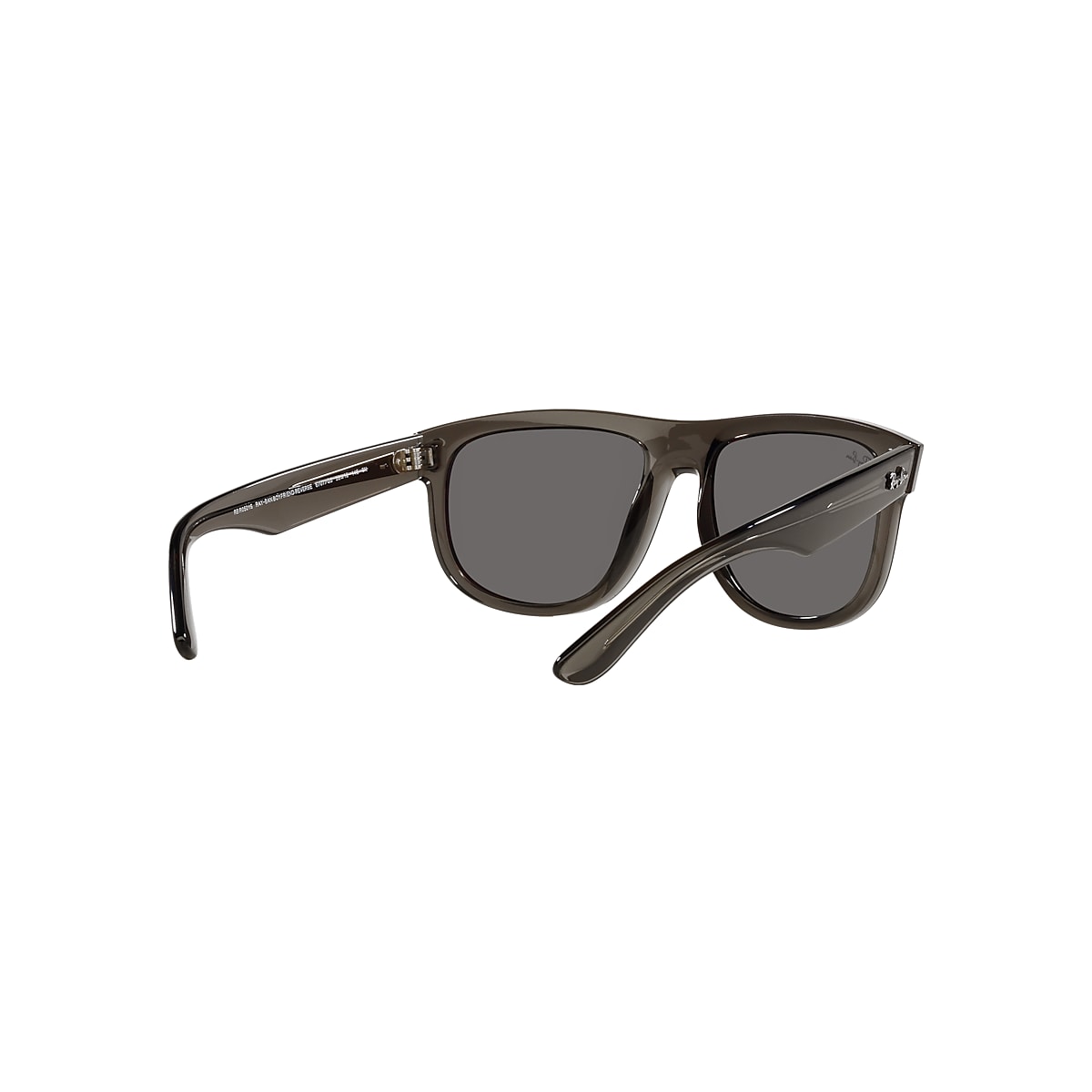 BOYFRIEND REVERSE Sunglasses in Transparent Dark Grey and Silver - RBR0501S  | Ray-Ban® US