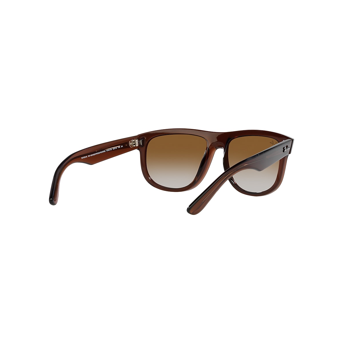 BOYFRIEND REVERSE Sunglasses in Transparent Brown and Brown