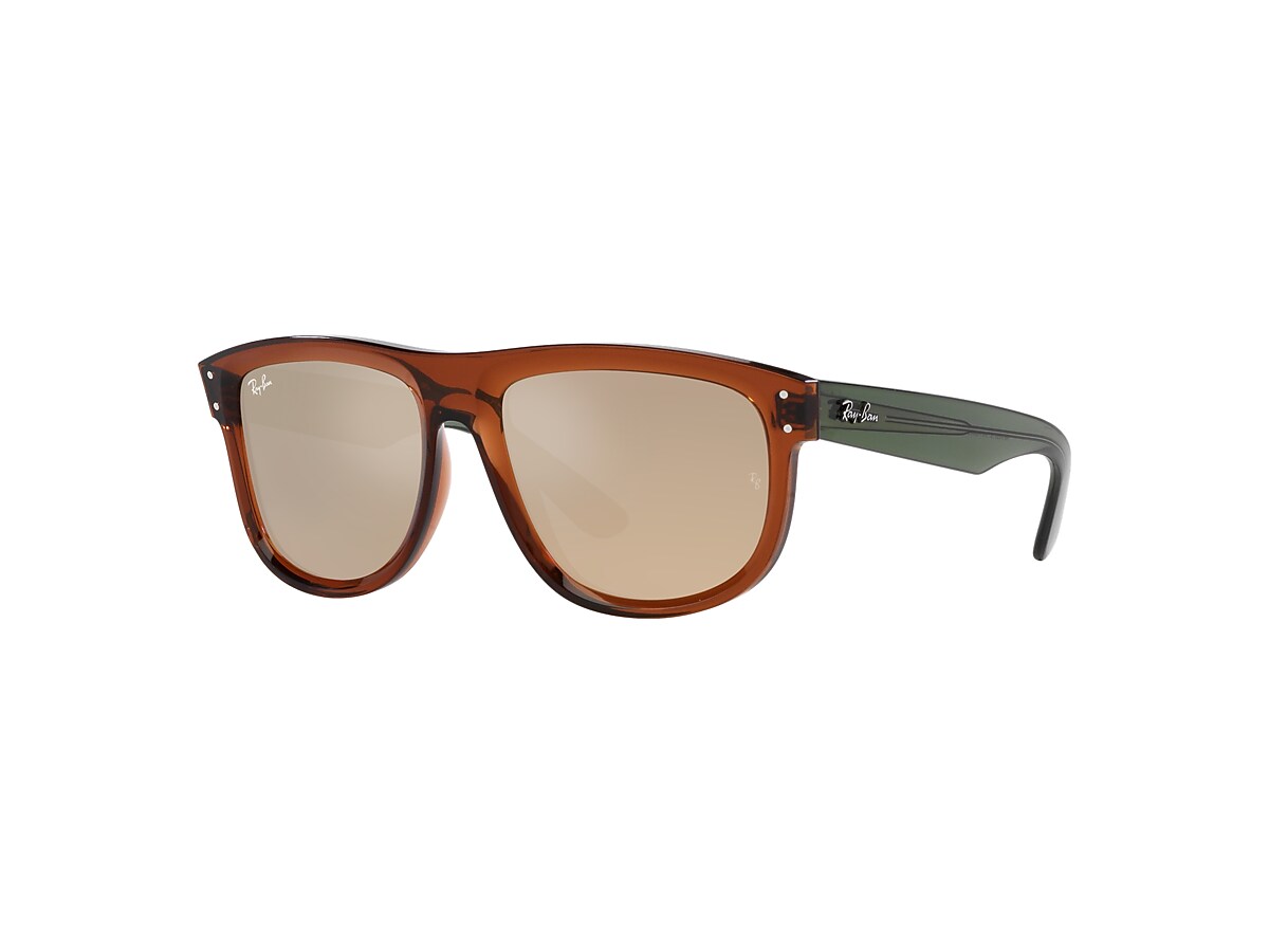 BOYFRIEND REVERSE Sunglasses in Transparent Light Brown 