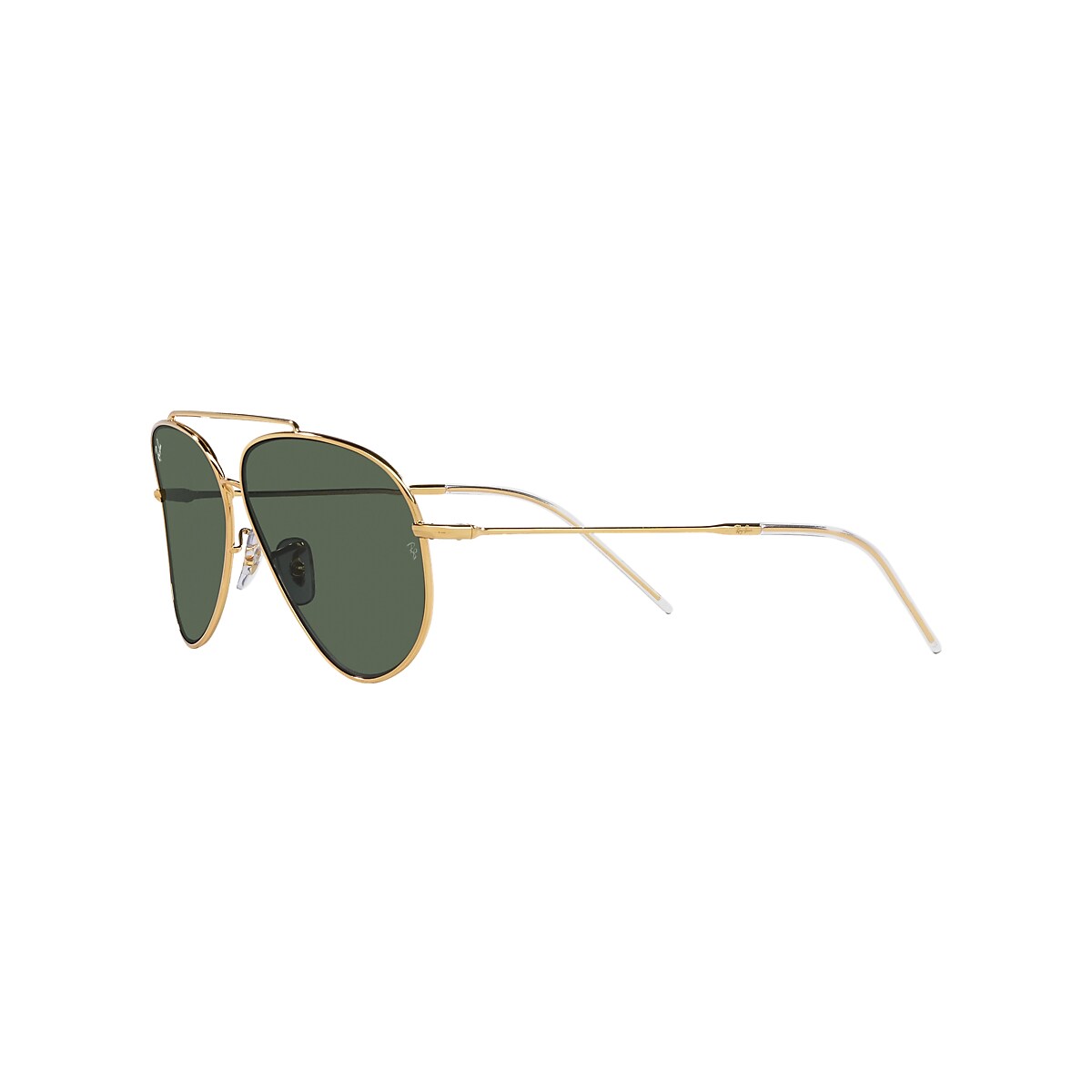 AVIATOR REVERSE Sunglasses in Arista Gold and G-15 Green AVIATOR REVERSE Sunglasses in Arista Gold and G-15 Green