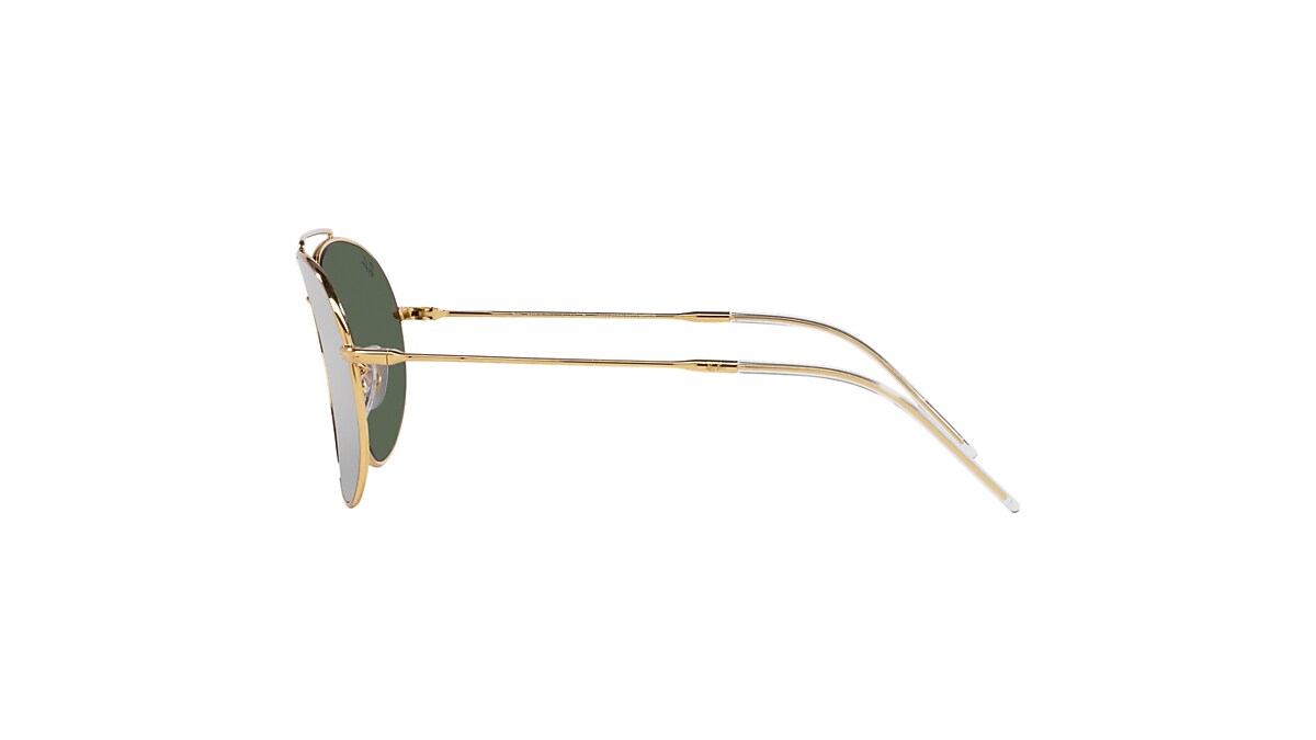 AVIATOR REVERSE Sunglasses in Arista Gold and G-15 Green AVIATOR REVERSE Sunglasses in Arista Gold and G-15 Green