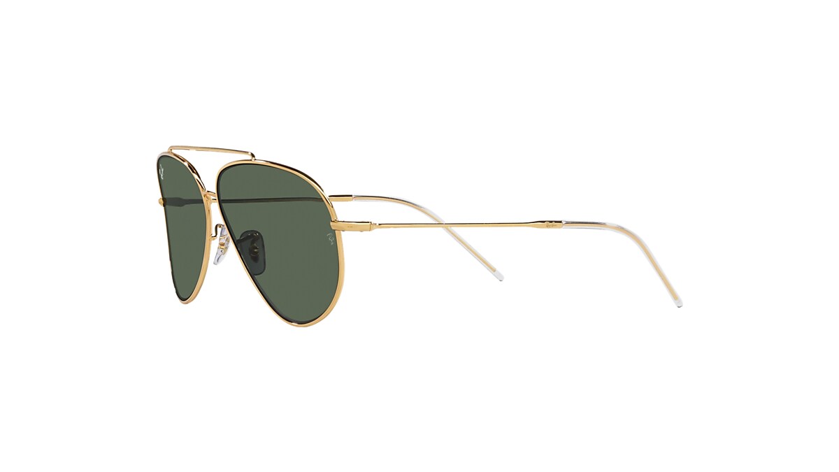 AVIATOR REVERSE Sunglasses in Gold and Green - RBR0101S | Ray-Ban® US