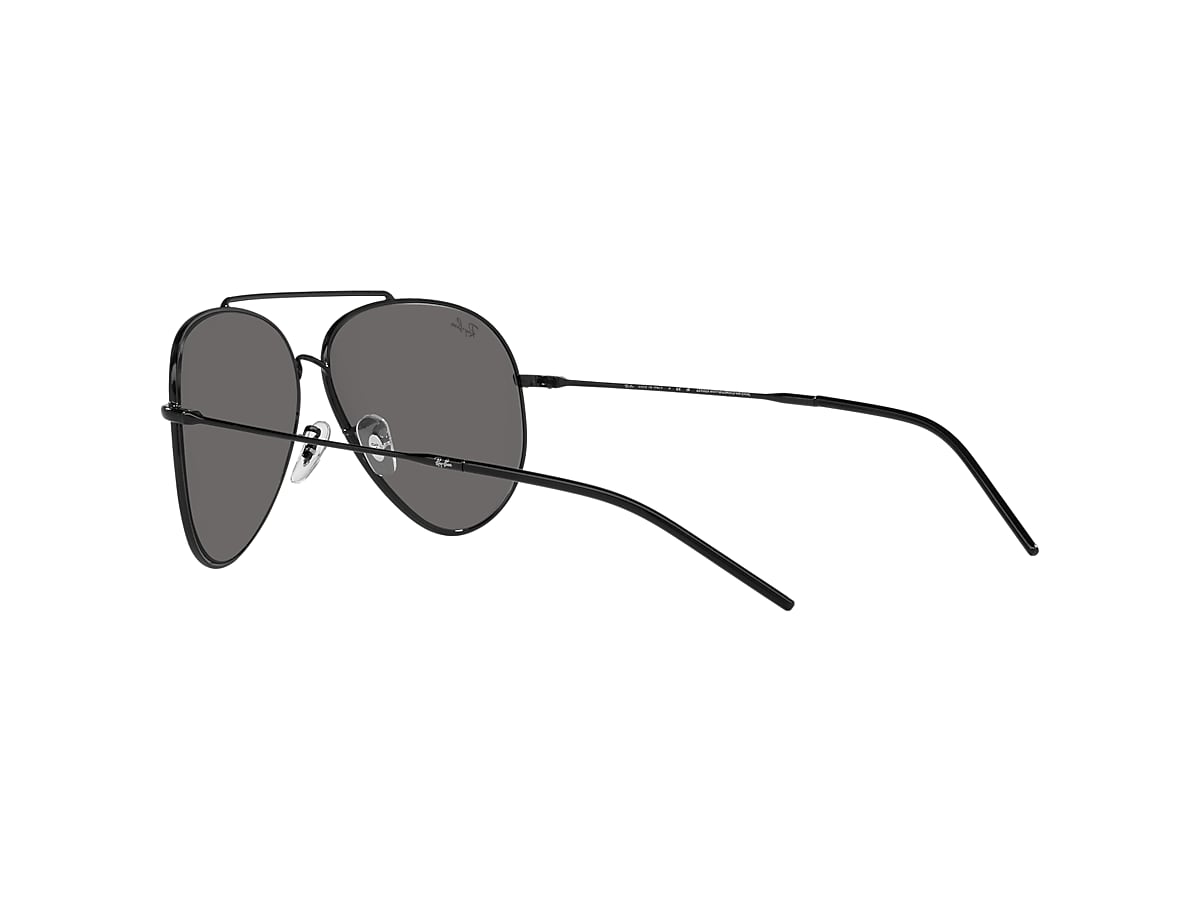 AVIATOR REVERSE Sunglasses in Black and Silver - RBR0101S