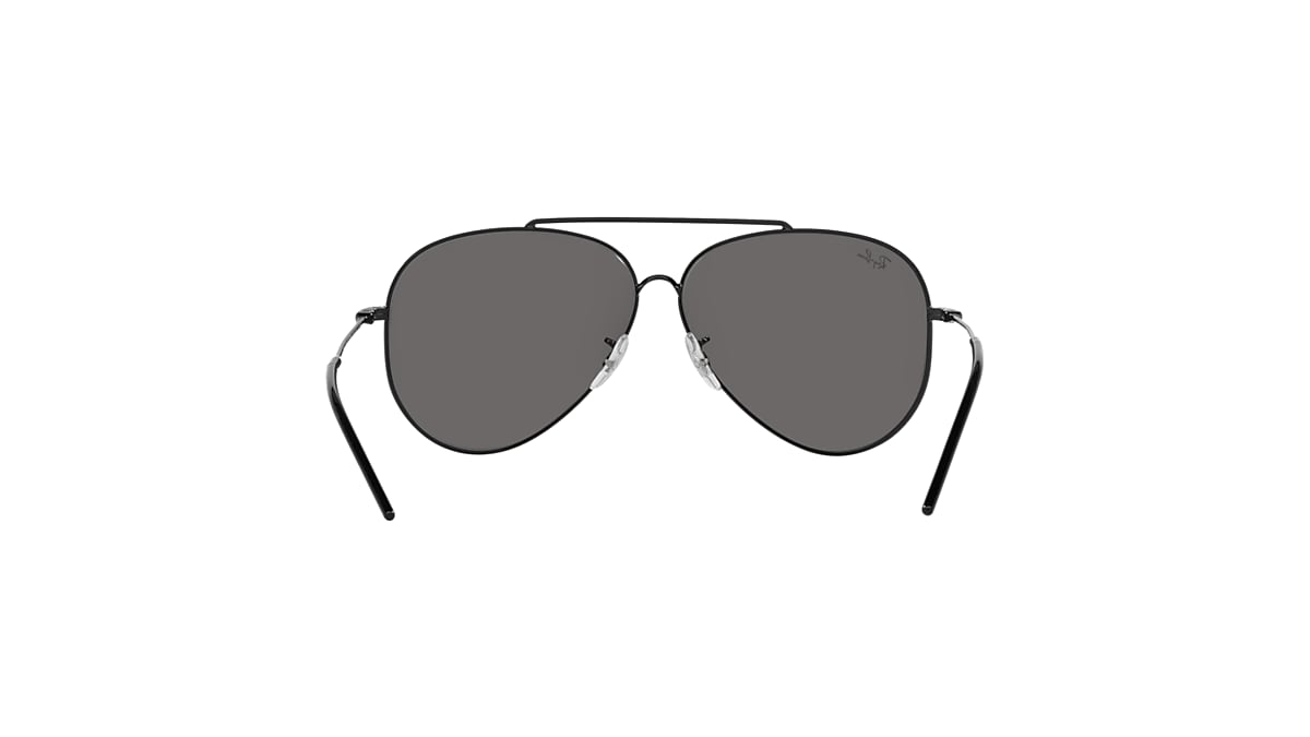 AVIATOR REVERSE Sunglasses in Black and Silver - RBR0101S | Ray