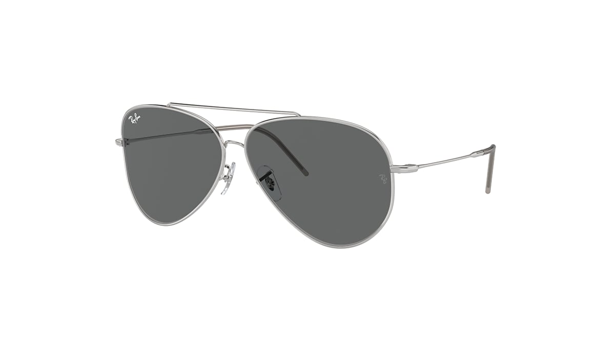 AVIATOR REVERSE Sunglasses in Silver and Grey - Ray-Ban