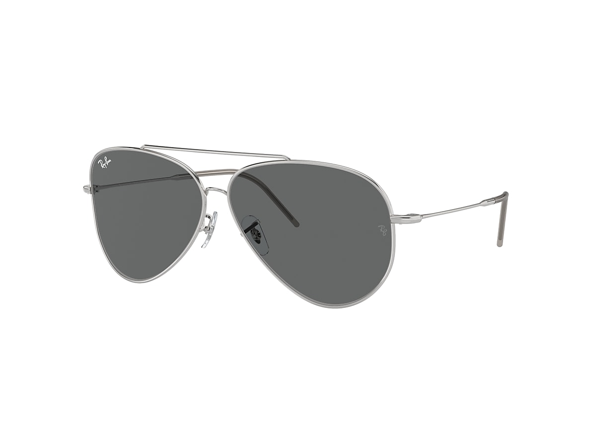 AVIATOR REVERSE Sunglasses in Silver and Grey - RBR0101S 