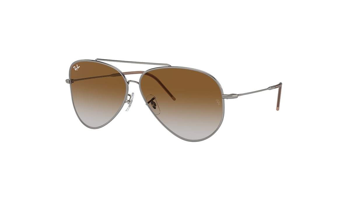 AVIATOR REVERSE Sunglasses in Gunmetal and Brown - RBR0101S AVIATOR REVERSE Sunglasses in Gunmetal and Brown - RBR0101S