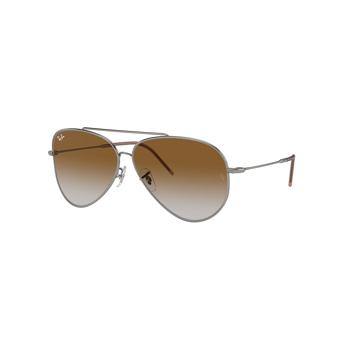 AVIATOR REVERSE Sunglasses in Gunmetal and Brown - RBR0101S