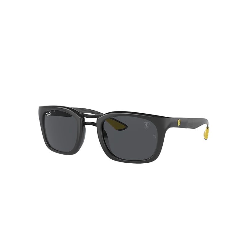 Ray Ban Rb8362m Scuderia Ferrari Collection Sonnenbrillen Carbon Dunkel Fassung Grau Glas 53-25 In Dark Carbon