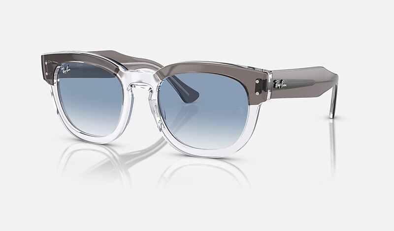 MEGA HAWKEYE Sunglasses in Grey On Transparent and Blue - RB0298S