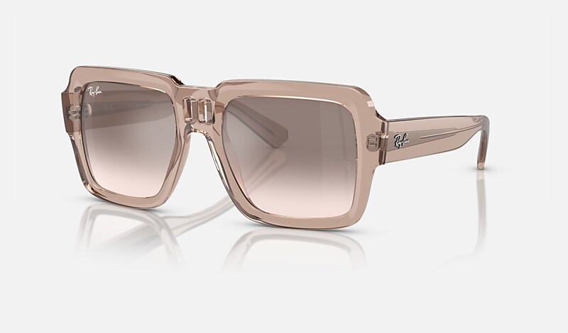 Ray-Ban RB4408 Magellan Bio-Based 54 Light Violet/Rose Gold & Transparent  Pink Sunglasses