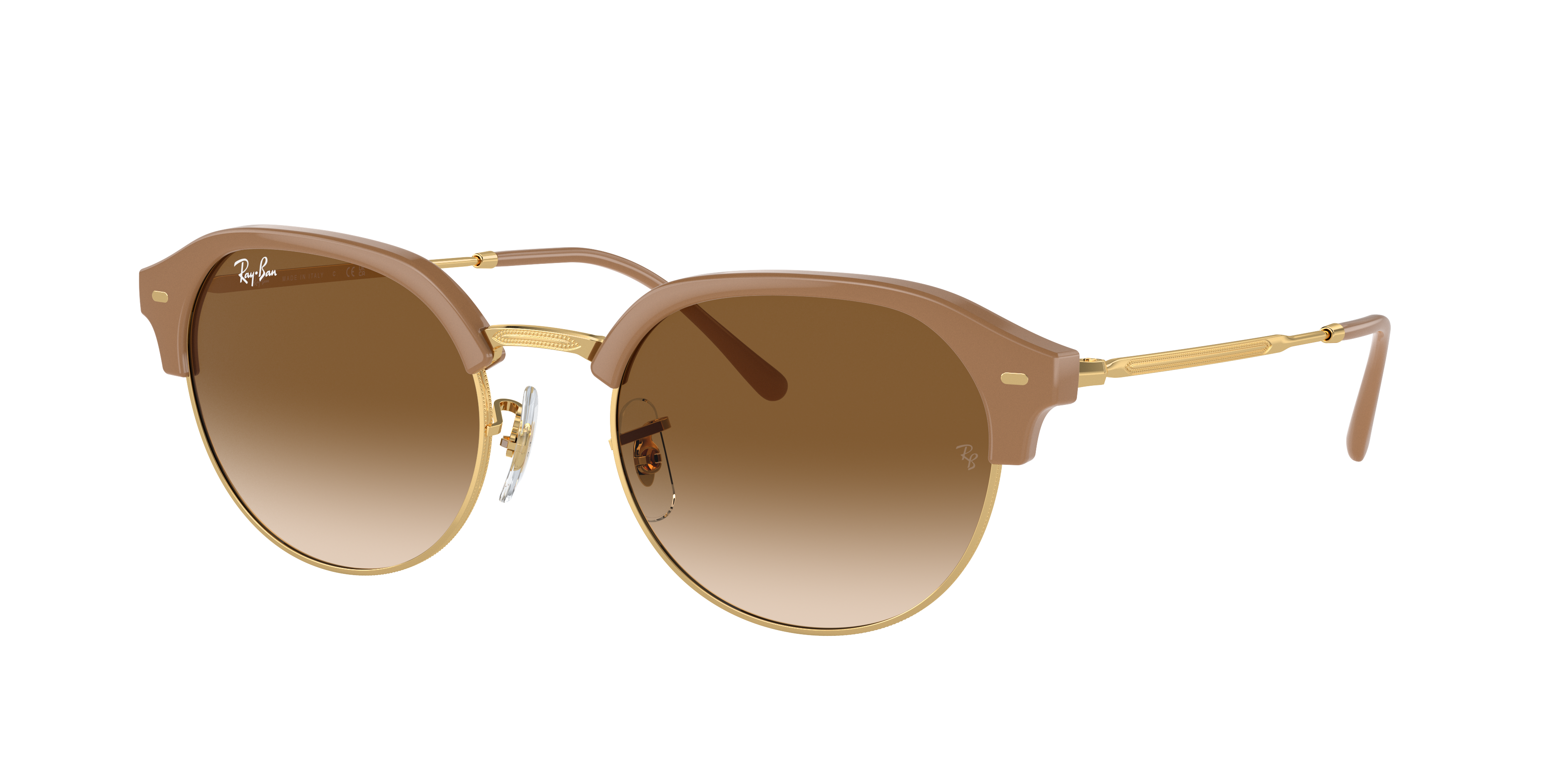 Rb4429 Sunglasses In Beige On Gold And Light Brown RB4429 Ray Ban GB rb4429-sunglasses-in-beige-on-gold-and-light-brown-rb4429-ray-ban-gb