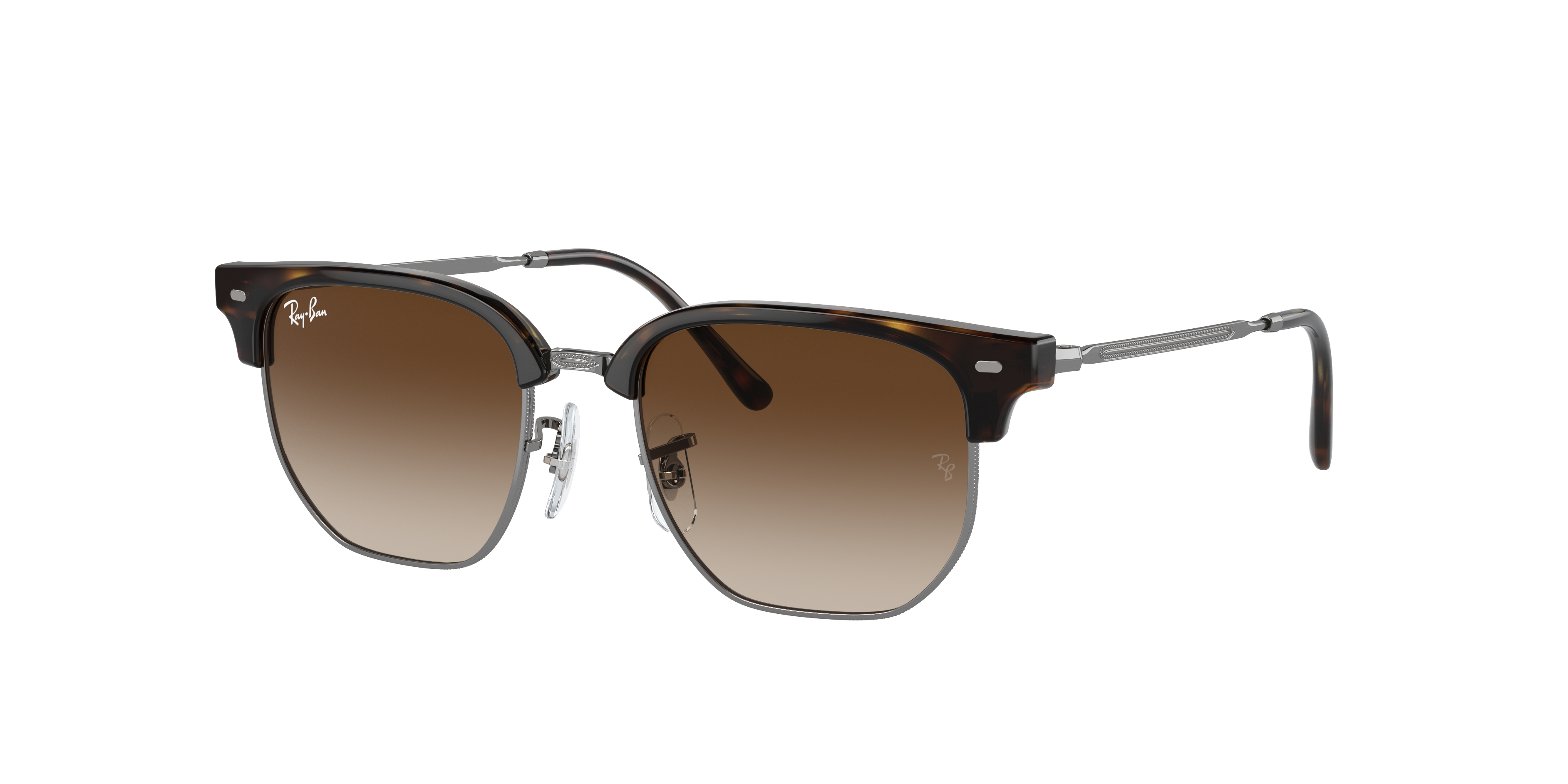 New Clubmaster Kids Sunglasses in Havana On Gunmetal and Brown ...