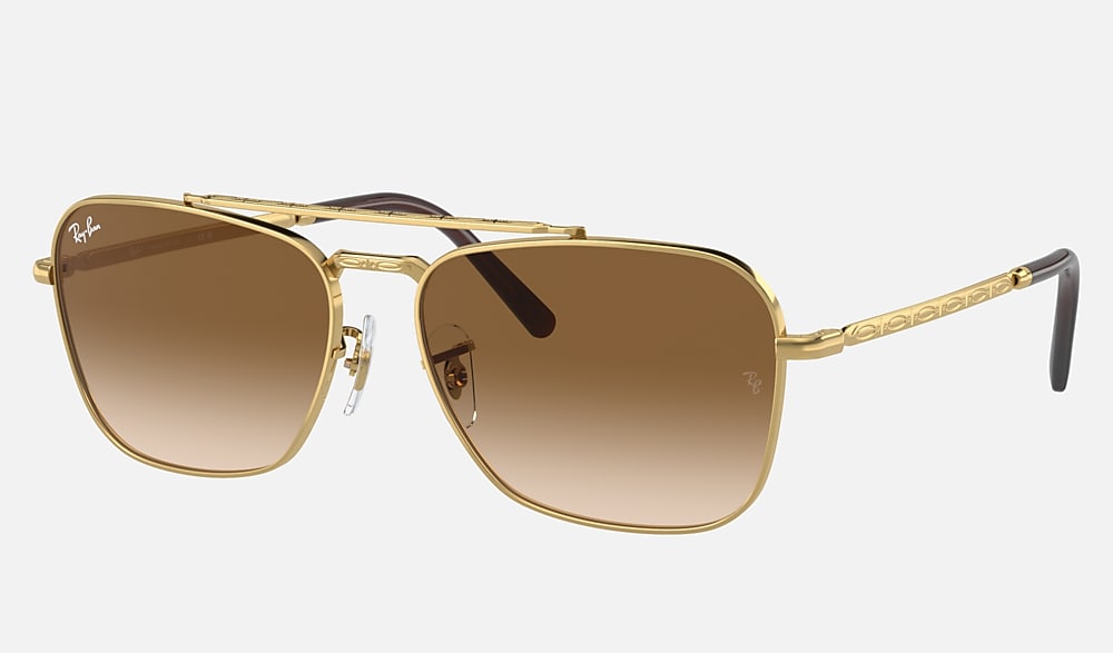 Ray-Ban NEW CARAVAN サングラス ポリッシュゴールド Ray-Ban NEW CARAVAN サングラス ポリッシュゴールド 【公式通販】