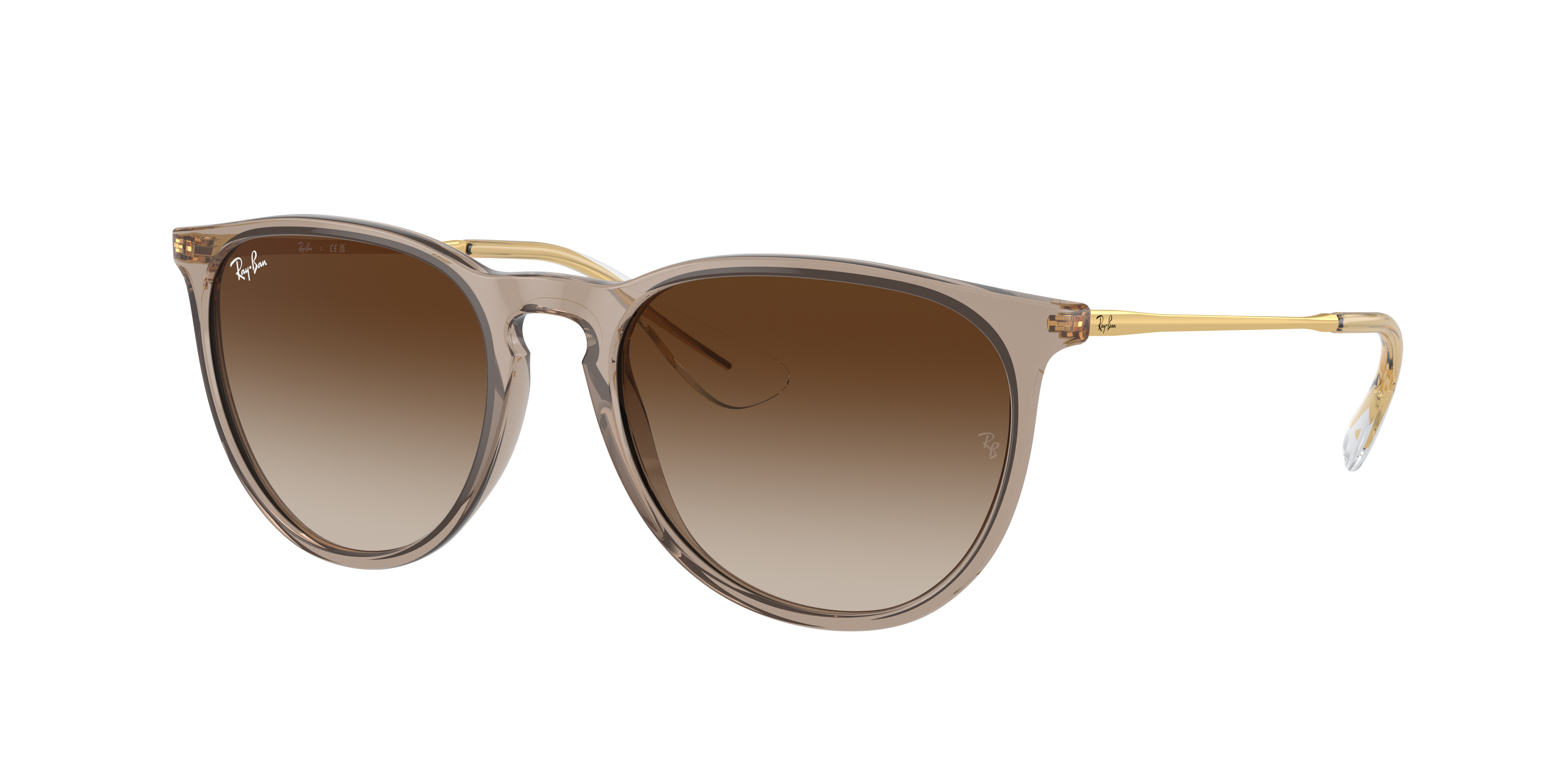 erika-classic-sunglasses-in-transparent-light-brown-and-brown-rb4171-ray-ban-us