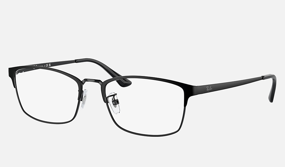 RB8772D OPTICS TITANIUM Eyeglasses with Black Frame