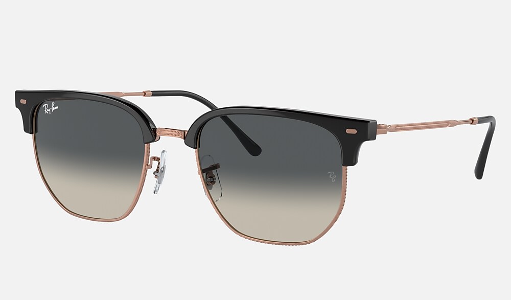 美品* Rayban☆ CLUBMASTER ケース付き Ray-Ban Sunglasses RB3016 CLUBMASTER 1366/G6 Polished Blue