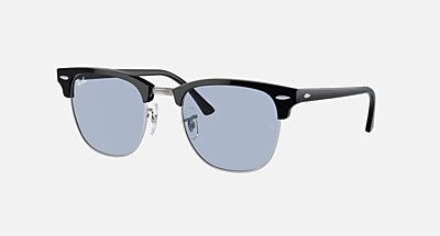 CLUBMASTER CLASSIC Polarized Sunglasses in Black & Gold and G-15