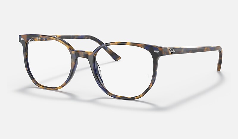 ELLIOT OPTICS Les lunettes de vue Jaune Havana Bleu avec monture