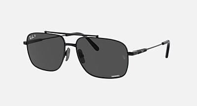 a*i様 Ray-Ban Titanium β サングラス MICHAEL TITANIUM POLARIZED+ LENSES Sunglasses in Black and Dark