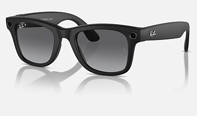 RAY-BAN | META WAYFARER Sunglasses in Black and Green - | Ray-Ban® US