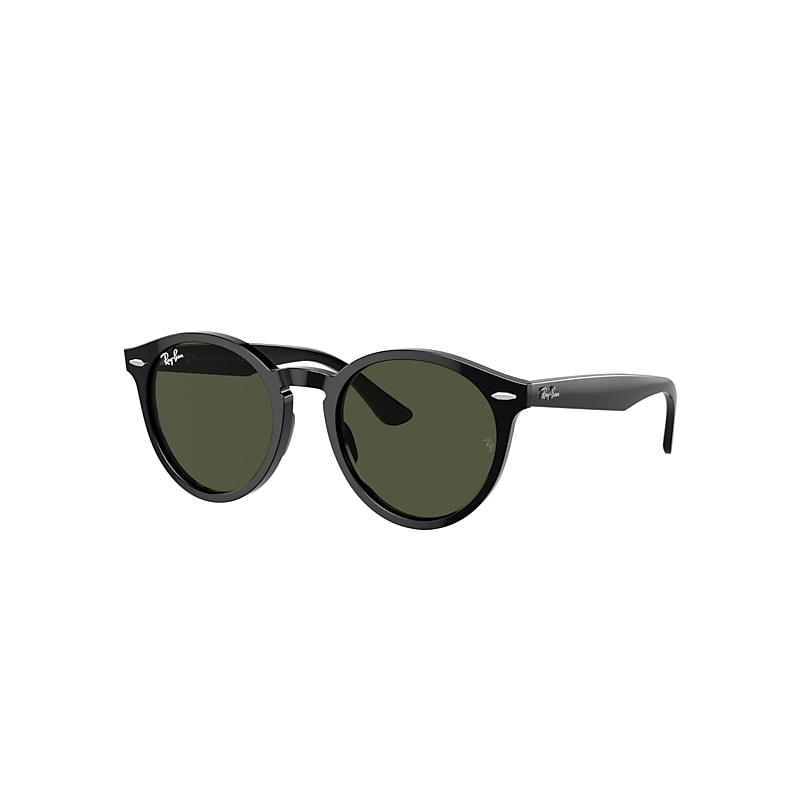 Ray Ban Larry Sunglasses Black Frame Green Lenses 51-21 In Schwarz