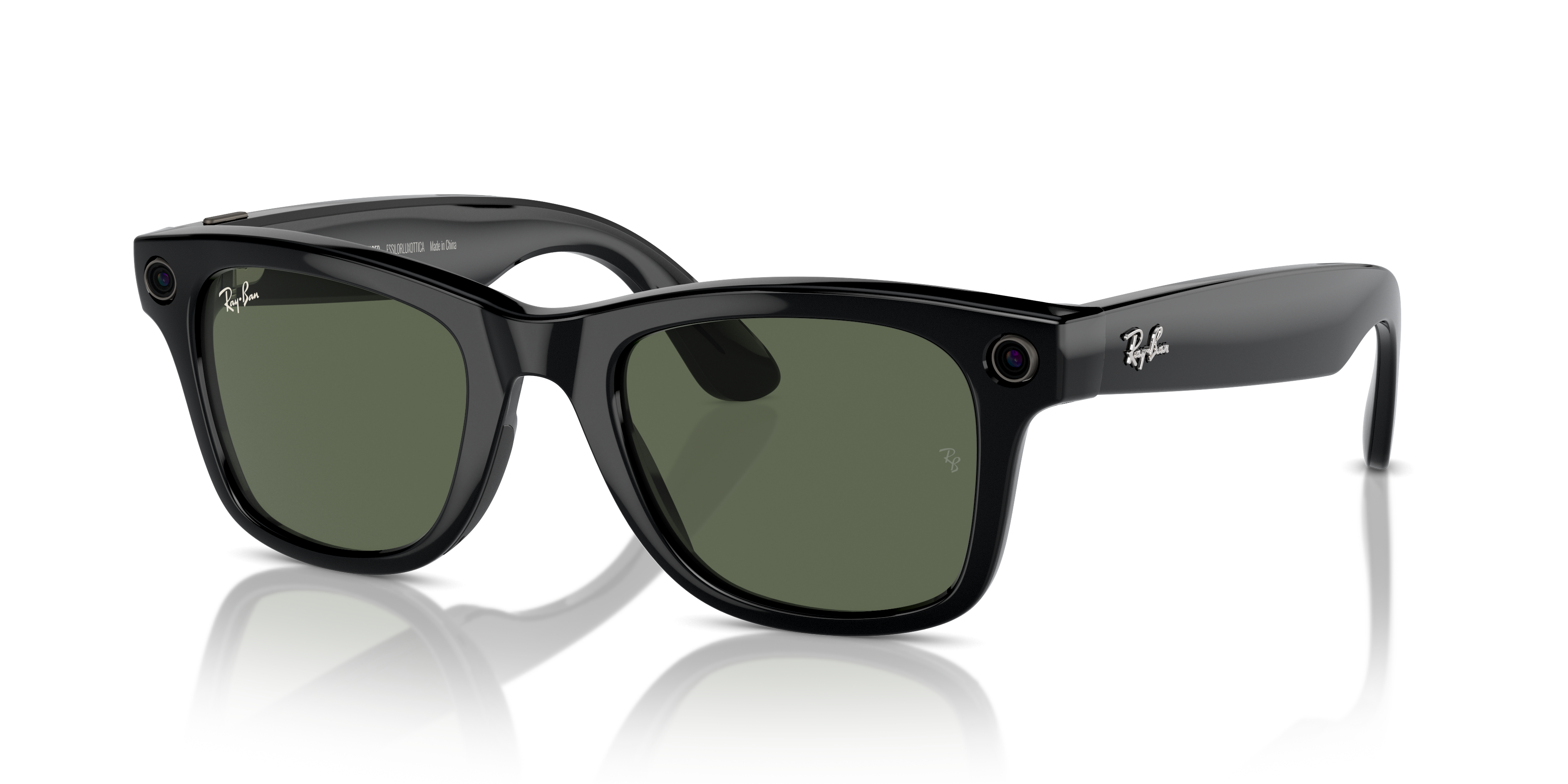 RAY-BAN | META WAYFARER Sunglasses in Black and Green - | Ray-Ban® US