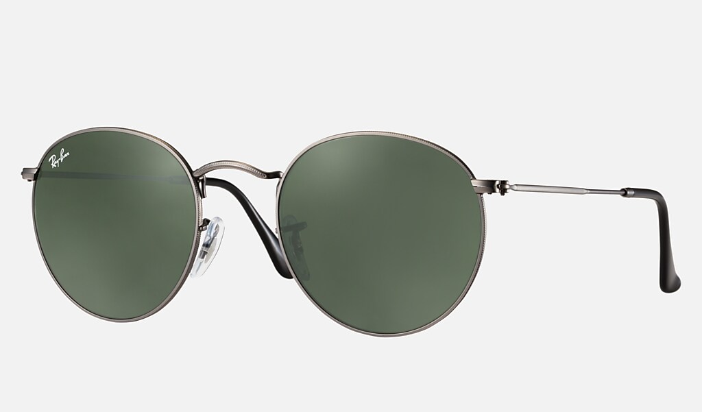 Ray Ban Round Metal Rb3447 Gunmetal Metal Green Prescription Lenses 0rb Ray Ban Uk Ray Ban Round Metal Rb3447 Gunmetal Metal Green Prescription Lenses 0rb Ray Ban Uk